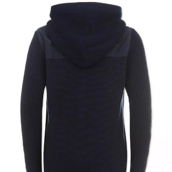 Tommy Hilfiger Boys Navy Hooded Sweater zipped - Picture 4 of 9